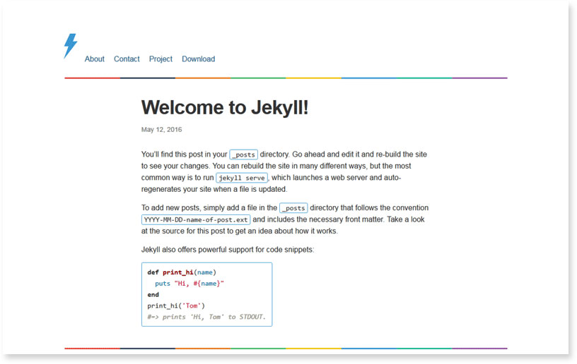 webjeda thunder jekyll theme